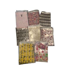 Bundle of Assorted Cellophane Gift Bags Pouches Misc Designs